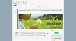 Desktop Screenshot of education4peace.org